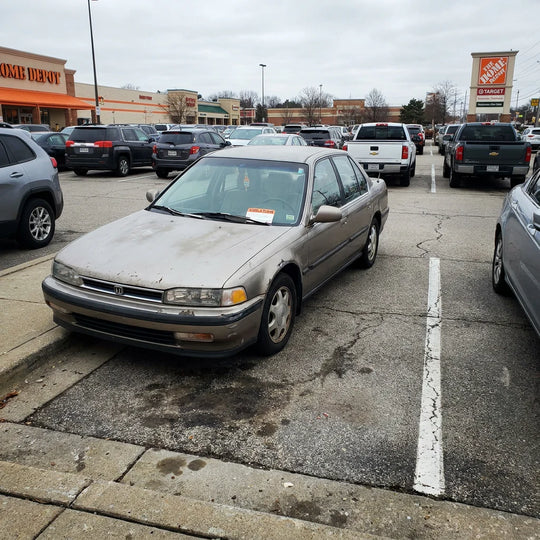 Badly parked car