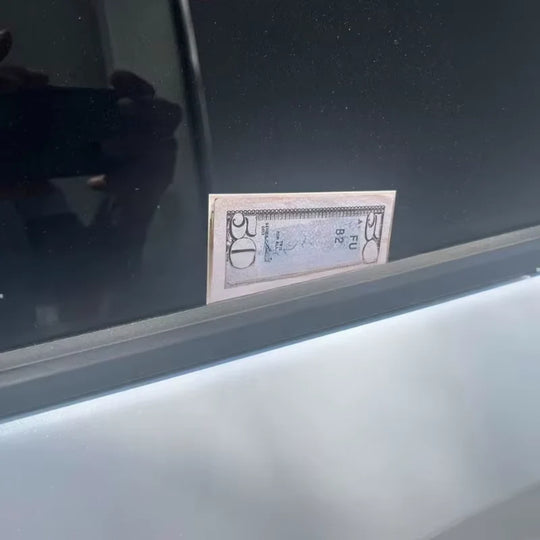 Sliding card under wiper